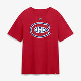 Jakub Dobes T-shirt authentique rouge des Canadiens de Montréal de la LNH pour homme de marque Fanatics