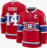 Chandail Nick Suzuki des Canadiens de Montréal premium pour homme rouge - Fanatics