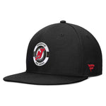 New Jersey Devils Fanatics Black Authentic Pro Training Camp Snapback Hat