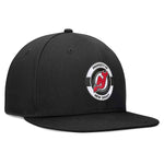 New Jersey Devils Fanatics Black Authentic Pro Training Camp Snapback Hat