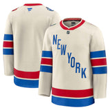 Chandail premium des Rangers de New York pour le Classique hivernal de la LNH 2026 (Fanatics) - Beige