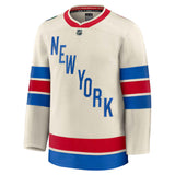 Customized New York Rangers 2026 NHL Winter Classic Premium Jersey Fanatics - Beige