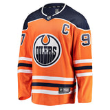 Connor McDavid Oilers d'Edmonton marque Fanatics Breakaway - Maillot de joueur - Orange