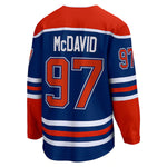 Connor McDavid Oilers d'Edmonton marque Fanatics - Chandail de joueur Premier Pro Breakaway - Royale