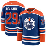 Leon Draisaitl Edmonton Oilers Premium Jersey - Royal Blue - Fanatics