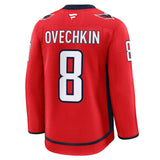 Chandail Alexander Ovechkin premium rouge Capitals de Washington - Fanatics