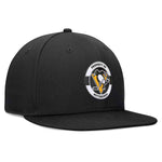 Pittsburgh Penguins Fanatics Black Authentic Pro Training Camp Snapback Hat