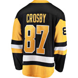 Men's Pittsburgh Penguins Sidney Crosby Fanatics Branded Black Breakaway - Player Jersey