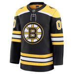 Boston Bruins Fanatics Home Premium Custom Jersey - Black