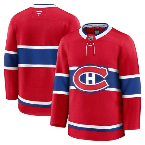 Chandail Fanatics Premium personnalisé des Canadiens de Montréal - Rouge