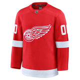 Chandail personnalisé Fanatics domicile Premium des Red Wings de Detroit - Rouge