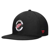 Detroit Red Wings Fanatics Authentic Pro Training Camp Snapback Hat - Black