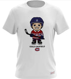Cole Caufield Montreal Canadiens NHL Mitchell & Ness Men's White Milo T-Shirt