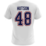 Lane Hutson Montreal Canadiens Mitchell & Ness Men's White Milo T-shirt