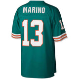 Men's Dan Marino Mitchell & Ness Aqua Miami Dolphins Legacy Collection Jersey