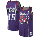 Men's Mitchell & Ness Vince Carter Purple Toronto Raptors 1998/99 Hardwood Classics Swingman Jersey