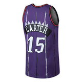 Men's Mitchell & Ness Vince Carter Purple Toronto Raptors 1998/99 Hardwood Classics Swingman Jersey