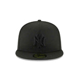 Casquette Yankees de New York ajustée New Era 59FIFTY des - Noir sur noir