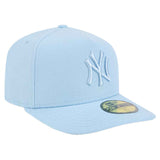 Casquette ajustée New Era 59FIFTY des Yankees de New York - Bleu clair