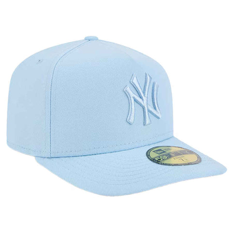 Casquette ajustée New Era 59FIFTY des Yankees de New York - Bleu clair