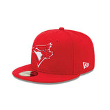 Casquette ajustée 59Fifty rouge pour homme des Blue Jays de Toronto (MLB) de New Era