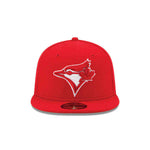 Casquette ajustée 59Fifty rouge pour homme des Blue Jays de Toronto (MLB) de New Era