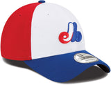 Montreal Expos Cooperstown MVP Tricolor Cap 9Forty New Era, One Size