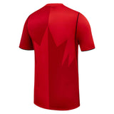 Chandail domicile réplique Nike rouge Canada Soccer 2026 pour homme