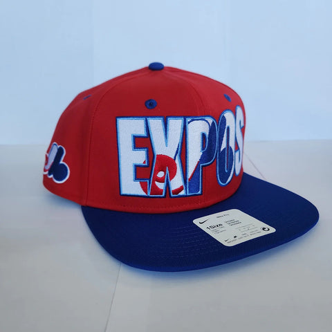 Montreal Expos Nike Pro Cooperstown Cap Snapback - Red