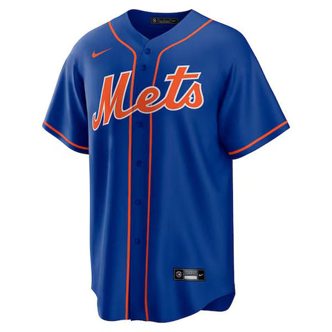 Men’s MLB New York Mets Nike Royal Alternate Replica Team Jersey