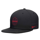 Casquette à visière plate Canada Soccer 2026 noire - Nike