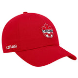 Casquette ajustable Nike Canada Soccer 2026 pour adultes - Rouge