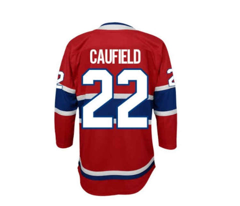 Chandail réplique pour enfants Cole Caufield des Canadiens de Montréal (4-7 ans)