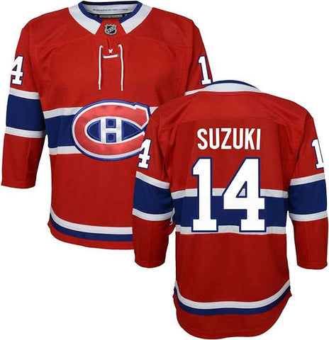 Chandail réplique pour enfants Nick Suzuki des Canadiens de Montréal (4-7 ans)