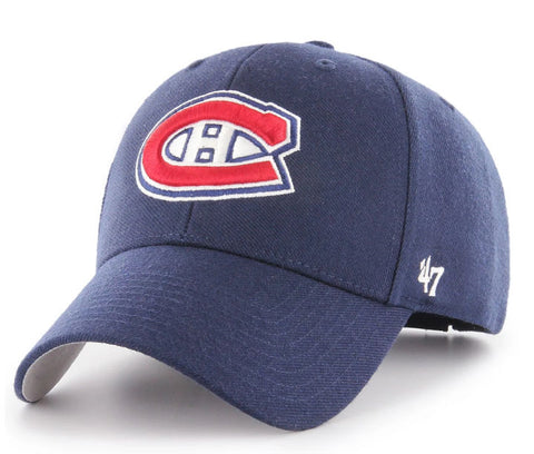 Casquette MVP de la marque LNH Canadiens de Montréal - Marine -  '47 Brand