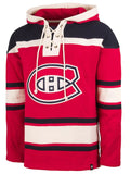 Chandail à capuchon Red Lacer des Canadiens de Montréal '47 pour homme