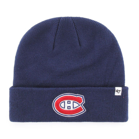 Bonnet principal en tricot à revers surélevé NHL '47 des Canadiens de Montréal