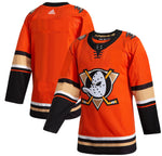 Customized Anaheim Ducks adidas Orange 2019/20 Alternate Authentic Jersey