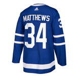 Auston Matthews des Maple Leafs de Toronto Chandail pour hommes Authentique Adidas - Bleu