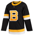 Customized Boston Bruins adidas Black Alternate - Authentic Team Jersey