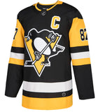 Sidney Crosby des Penguins de Pittsburgh chandail pour hommes Authentique Adidas - Noir