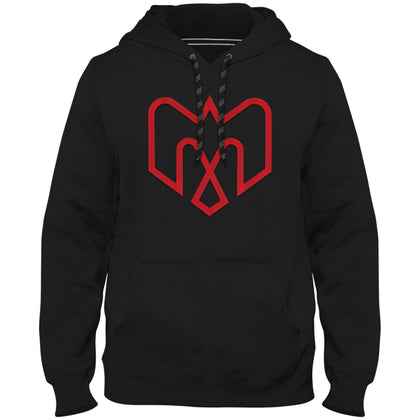 Montreal Alouettes CFL Express Twill Logo Hoodie - Black
