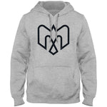 Montreal Alouettes CFL Express Twill Logo Hoodie - Athletic Gray
