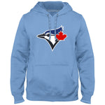 Toronto Blue Jays Cooperstown MLB Express Twill Logo Hoodie - Light Blue