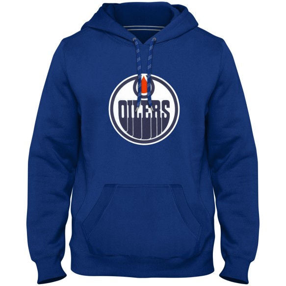 Edmonton Oilers NHL Express Twill Logo Hoodie Royal