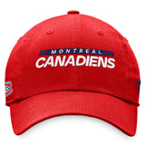 Casquette Canadiens de Montréal Fanatics rouge - Authentique Pro Rink