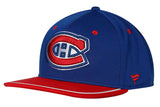 Casquette ajustable Snapback Fanatics Iconic des Canadiens de Montréal - Bleu Marine