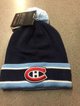 Montreal Canadiens Fanatics Branded Navy Reverse Retro 2.0 Beanie Cuff Knit Hat
