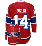 Montreal Canadiens Nick Suzuki Youth Red Premier Jersey