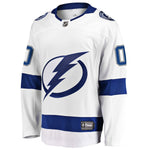 Tampa Bay Lightning Fanatics Branded Away Breakaway Custom Jersey - White